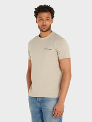 Calvin Klein pánské béžové tričko - L (PED)