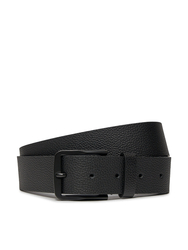Calvin Klein pánský černý kožený pásek - 95 (01B)