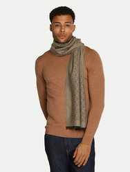 Calvin Klein pánská hnědá šála Monogram - OS (PAV)