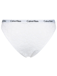 Calvin Klein dámské bílé kalhotky - S (5GE)