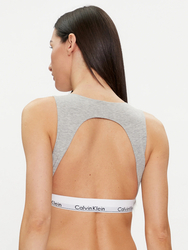 Calvin Klein dámská šedá podprsenka - S (P7A)