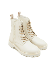 Calvin Klein dámské krémové kotníkové boty - 36 (0F7)