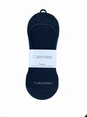 Calvin Klein pánské černé ponožky 2 pack - 39/42 (BLA)