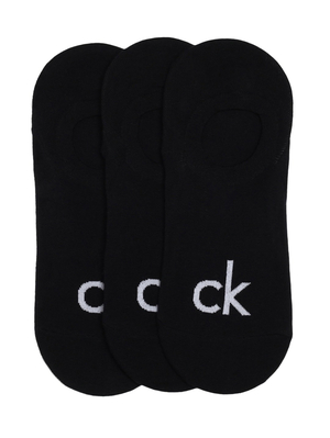 Calvin Klein pánské černé ponožky 3 pack - ONESIZE (00)