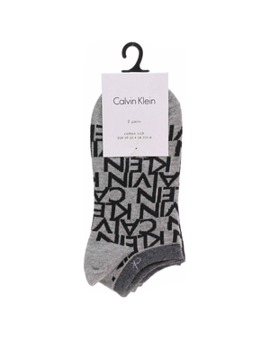 Calvin Klein pánské šedé ponožky 2 pack - M/L (97)