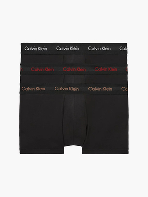 Calvin Klein pánské černé boxerky 3 pack - M (6FB)
