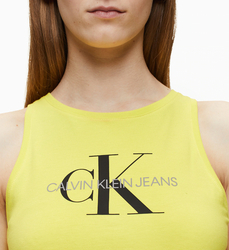 Calvin Klein dámské žluté strečové šaty - L (ZHN)