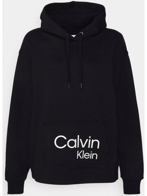 Calvin Klein dámská černá mikina Oversized - XS (BEH)