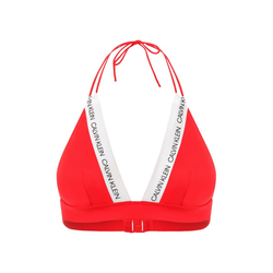 Calvin Klein dámská červená plavková podprsenka