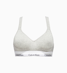 Calvin Klein dámská šedá podprsenka Bralette - S (020)