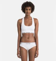 Calvin Klein dámská bílá podprsenka Bralette ve vel. XS - XS (100)