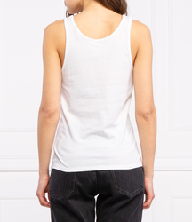 Calvin Klein dámský bílý top Logo - XS (YAF)