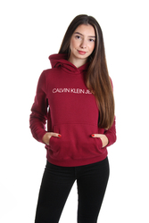 Calvin Klein dámská bordová mikina Hoodie