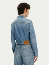 Calvin Klein dámská modrá džínová bunda - XS (1AA)