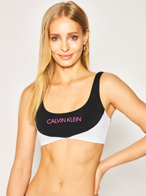 Calvin Klein dámská plavková podprsenka Bralette - M (BEH)