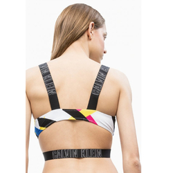 Calvin Klein dámská plavková podprsenka Plunge - XS (141)