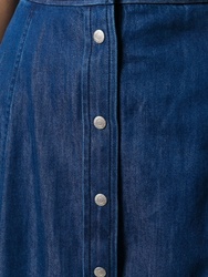 Calvin Klein dámská propínací džínová sukně Indigo - 25/NI (863)