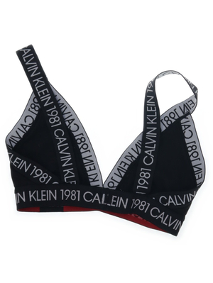 Calvin Klein dámská černá sportovní podprsenka - XS (001)