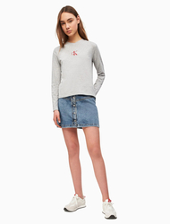 Calvin Klein dámská džínová sukně Button - 27/NI (911)