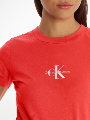 Calvin Klein dámské červené tričko - XS (XL1)