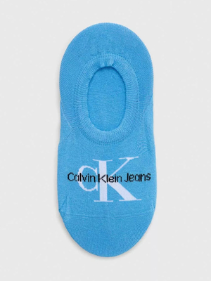 Calvin Klein dámské světlemodré ponožky - ONESIZE (10)