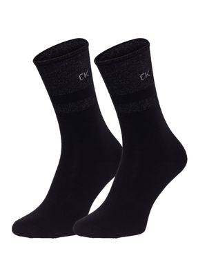 Calvin Klein dámské černé ponožky - ONESIZE (BLA)