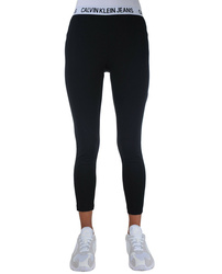 Calvin Klein dámské černé legíny Milano - M (099)