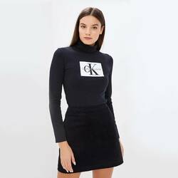 Calvin Klein dámský černý rolák s dlouhým rukávem