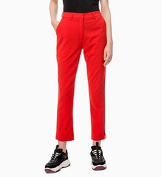 Calvin Klein dámské červené volnočasové 7/8 kalhoty
