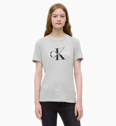 Calvin Klein dámské šedé tričko Core - S (038)