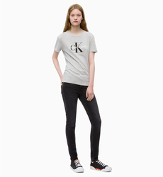 Calvin Klein dámské šedé tričko Core - S (038)