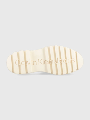 Calvin Klein dámské béžové pantofle TOOTHY  - 37 (YBH)