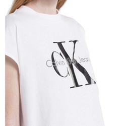 Calvin Klein dámské bílé tričko  - XS (112)