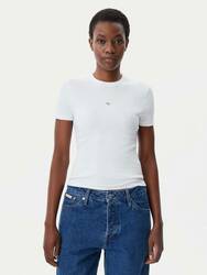 Calvin Klein dámské bílé tričko - XS (YAA)