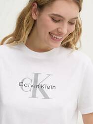 Calvin Klein dámské bílé tričko - L (YAA)