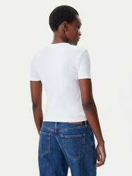 Calvin Klein dámské bílé tričko - XS (YAA)