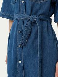 Calvin Klein dámské modré džínové šaty - XS (1A4)