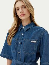Calvin Klein dámské modré džínové šaty - XS (1A4)