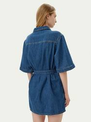 Calvin Klein dámské modré džínové šaty - XS (1A4)