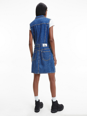 Calvin Klein dámské džínové šaty - S (1A4)