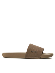 Calvin Klein dámské hnědé pantofle - 36 (RBK)