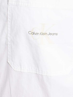 Calvin Klein bílé košilové šaty - XS (YAF)