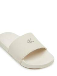 Calvin Klein dámské krémové pantofle - 36 (AEO)