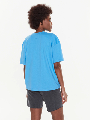 Calvin Klein dámské modré tričko - M (CY0)