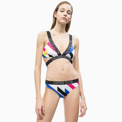 Calvin Klein dámské plavkové kalhotky Plunge - XS (141)