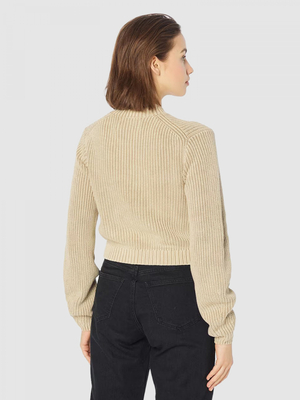 Calvin Klein dámský béžový svetr - L (PF2)