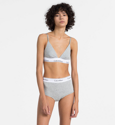 Calvin Klein dámská šedá podprsenka Triangle - S (020)