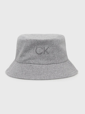 Calvin Klein dámský šedý klobouk - OS (PAA)