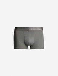 Calvin Klein pánské tmavě šedé boxerky - S (5GS)
