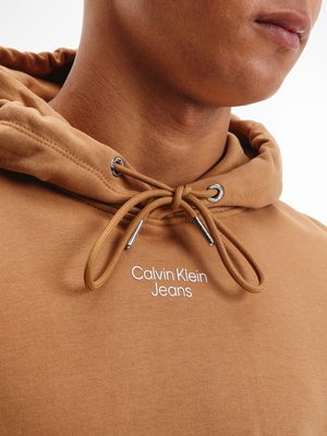 Calvin Klein pánská hnědá mikina - S (GE4)
